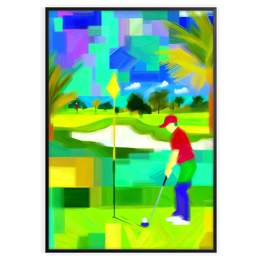 perfect present golf enthusiasts stunning sport poster vibrant wall art spirit game best gift golfers space unique print available